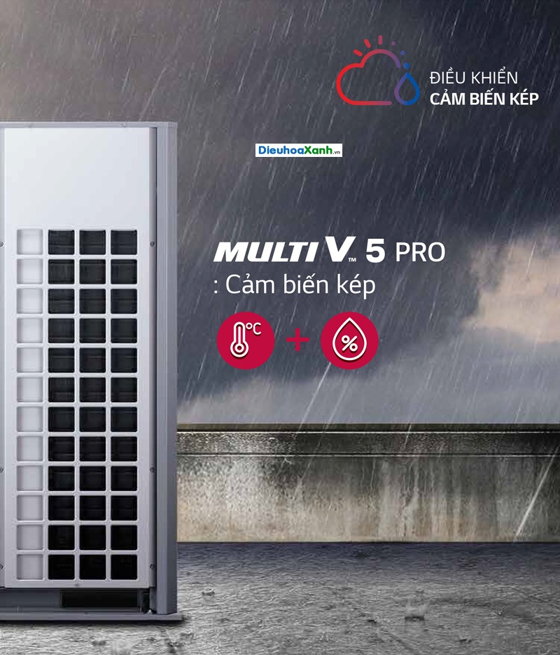 Điều khiển cảm biến kép nhiệt độ và độ ẩm của LG Multi V