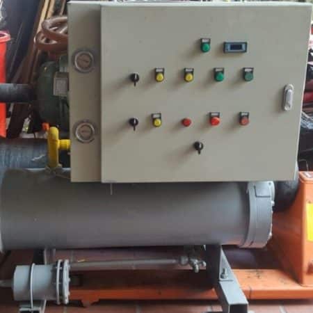 Máy lạnh chilller cũ cho trạm trộn bê tông, máy ép nhựa